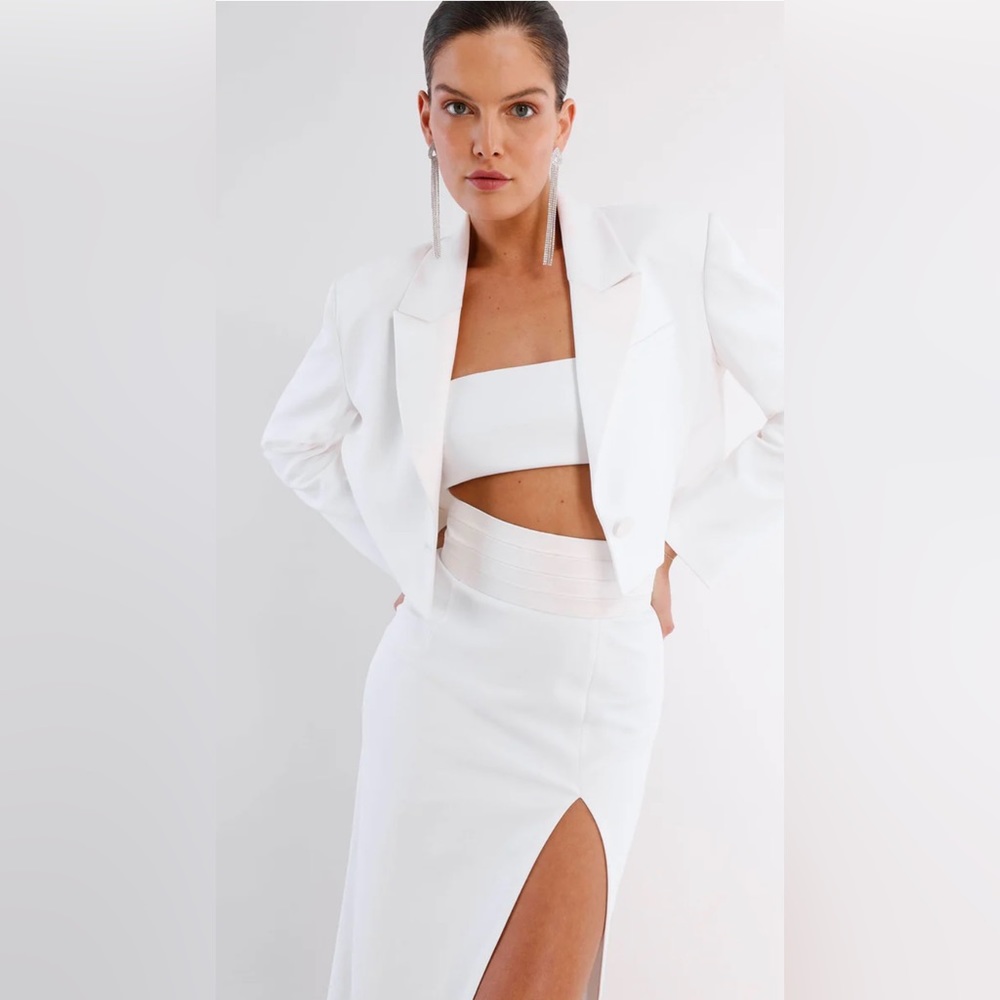 BCBG Brooks Slit Skirt